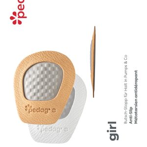 Pedag GIRL Tan Leather - Slip Break with Cushioning